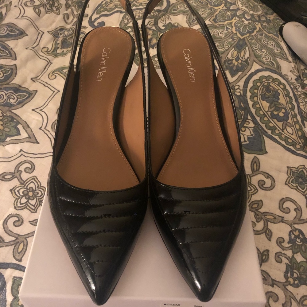 Calvin Klein black pumps